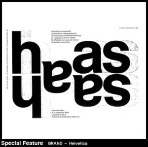 SPECIAL FEATUREBRAND/ Helvetica - Global Modernist